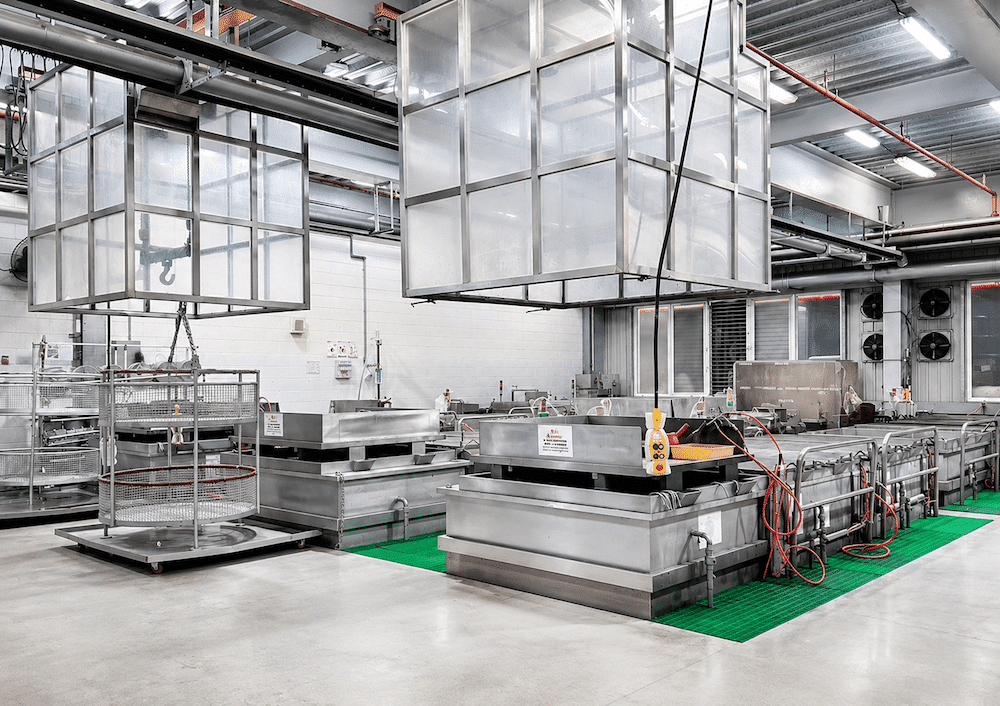 Clean Solution Semi Auto Etching Line For Aerospace